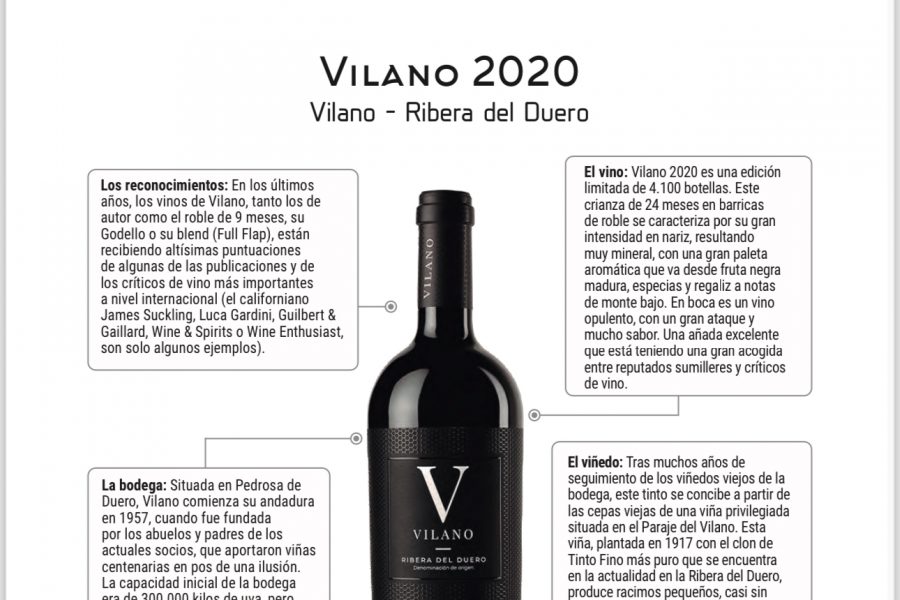 Vilano, wine of the month Vivir el Vino